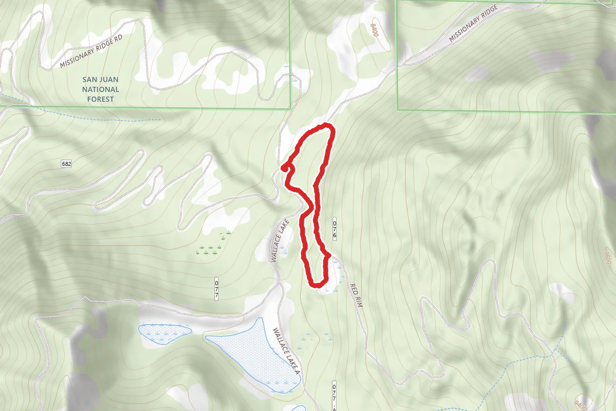 Missionary Ridge Wallace Lake Short Loop