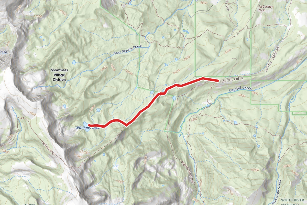 Hardscrabble and Williams Lakes