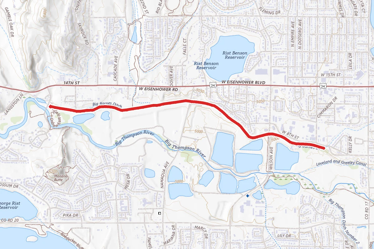 Barnes Ditch Trail
