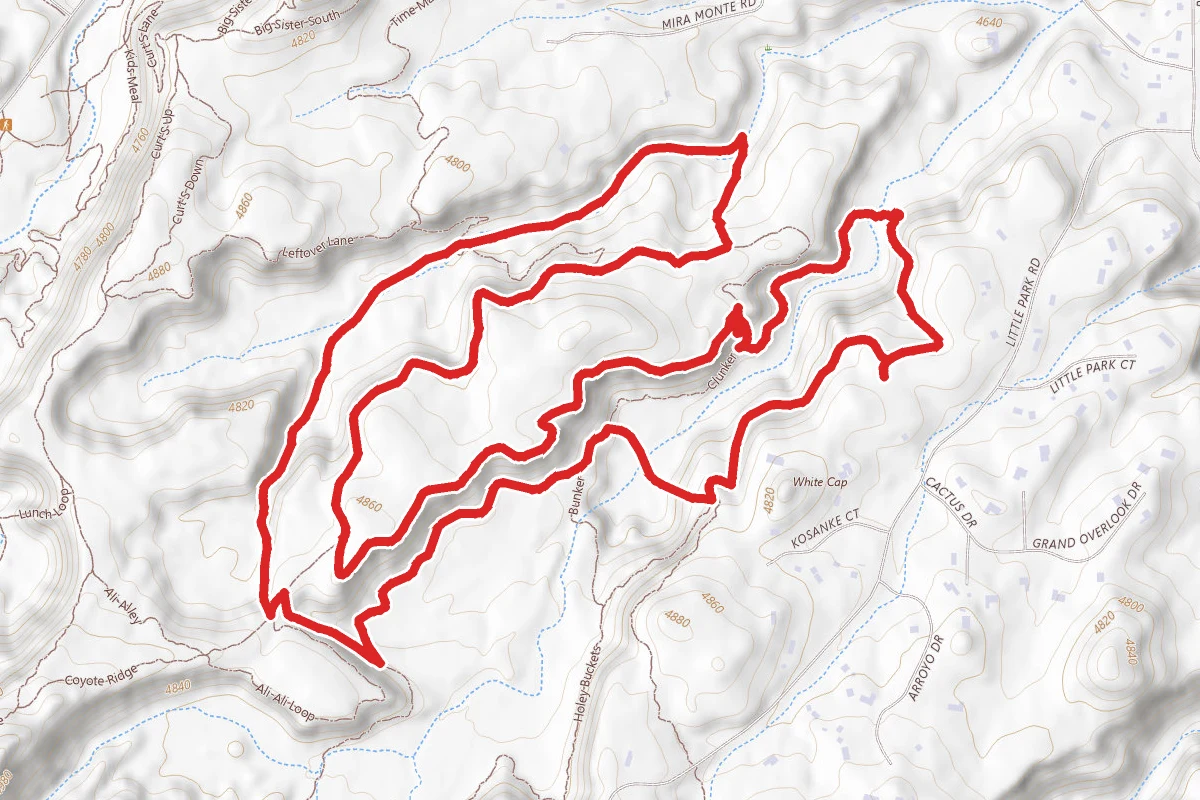 Holy Bucket, Clunker, and Miramonte Loop