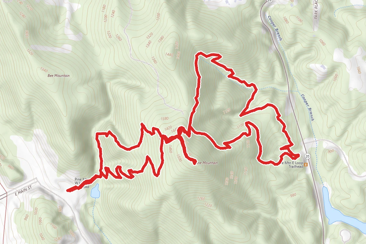 Pine Mountain East and West Loop Trail