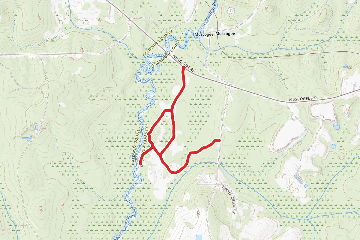 Muscogee Wildlife Enhancement Area Trail
