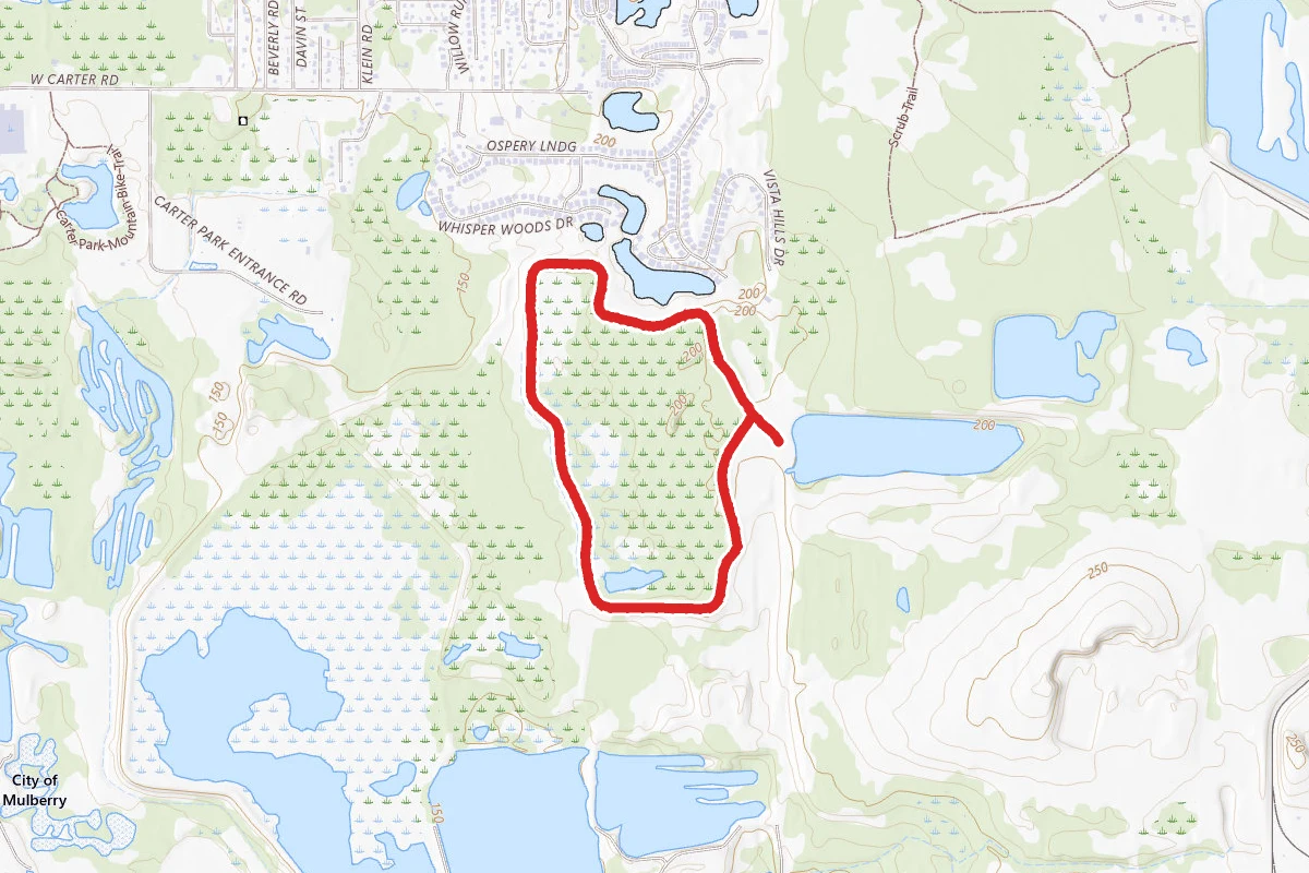 Se7en Wetlands 1 Loop from Woodstork Gate