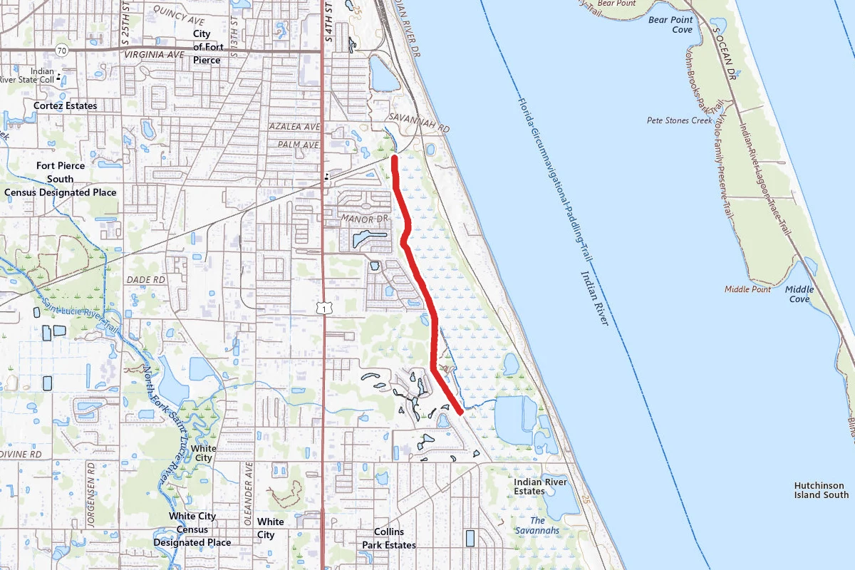 Savannah's Recreation Area Trail