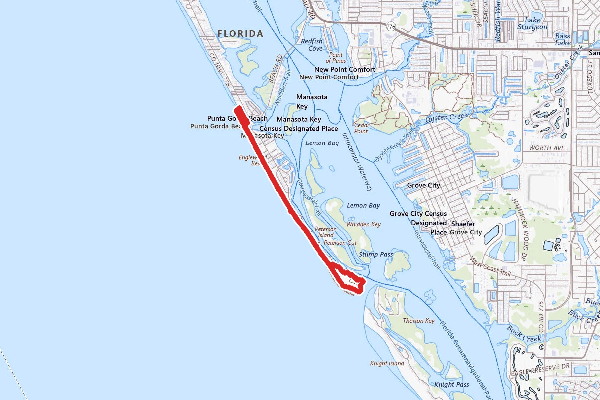 Englewood Beach to Stump Pass