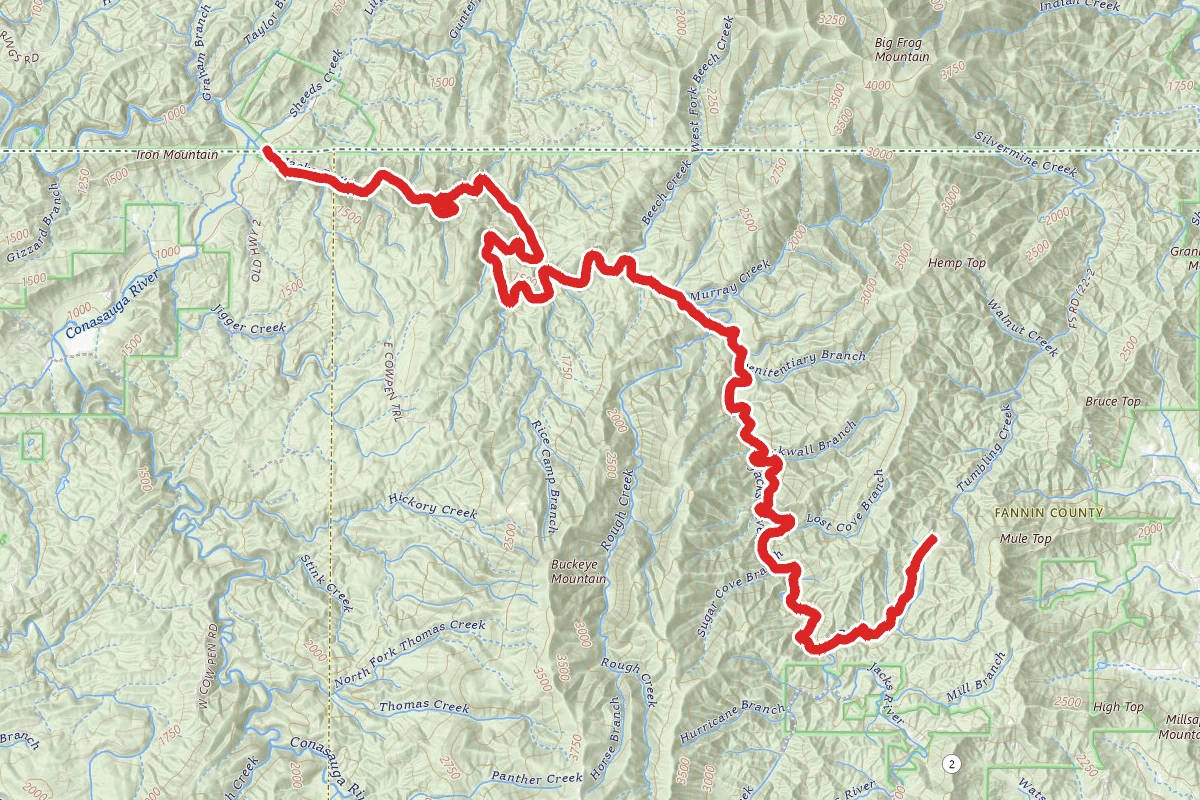 Jacks River Trail Through Hike