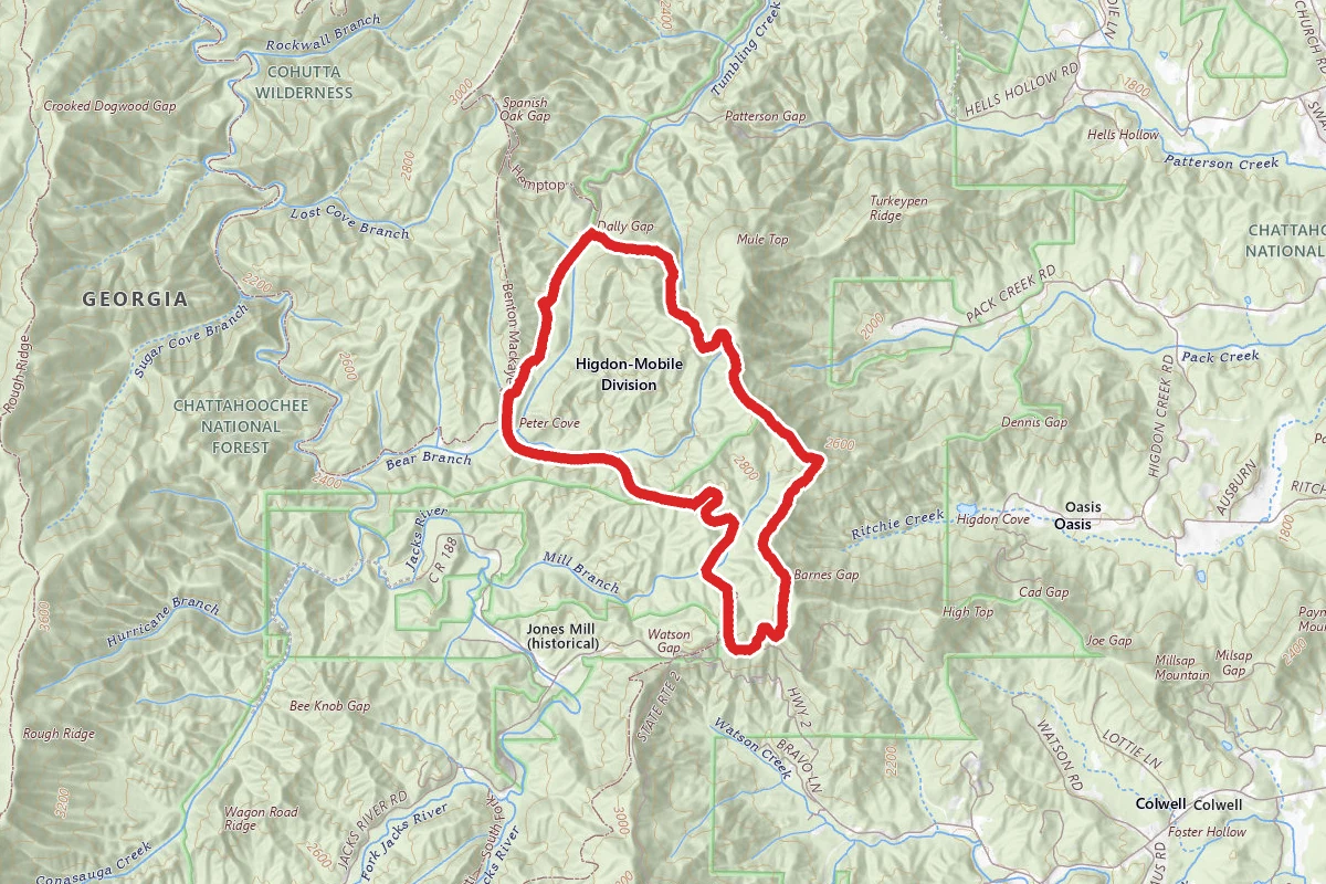 Benton Mackaye Daly Gap Loop