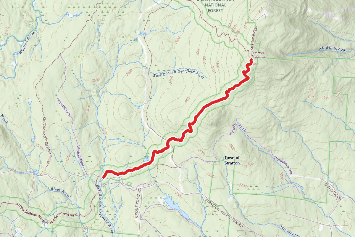 The Long Trail to Stratton Mountain