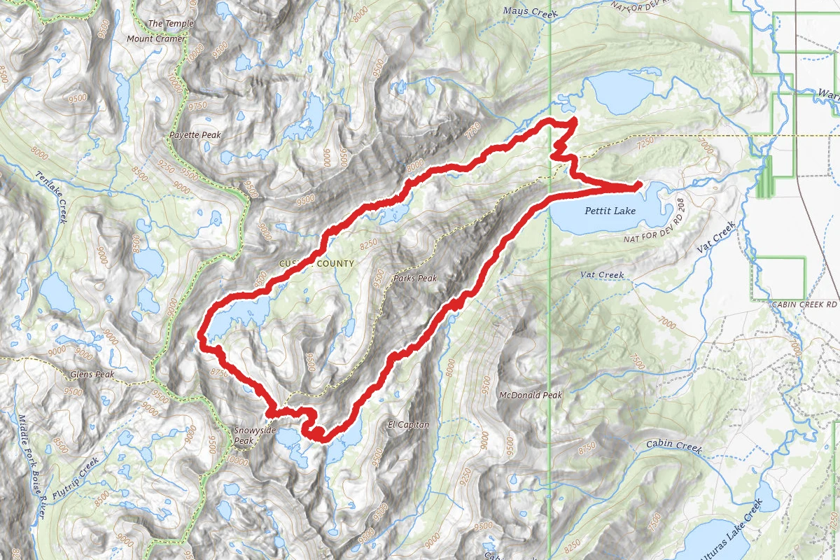 Pettit and Toxaway Lakes Loop