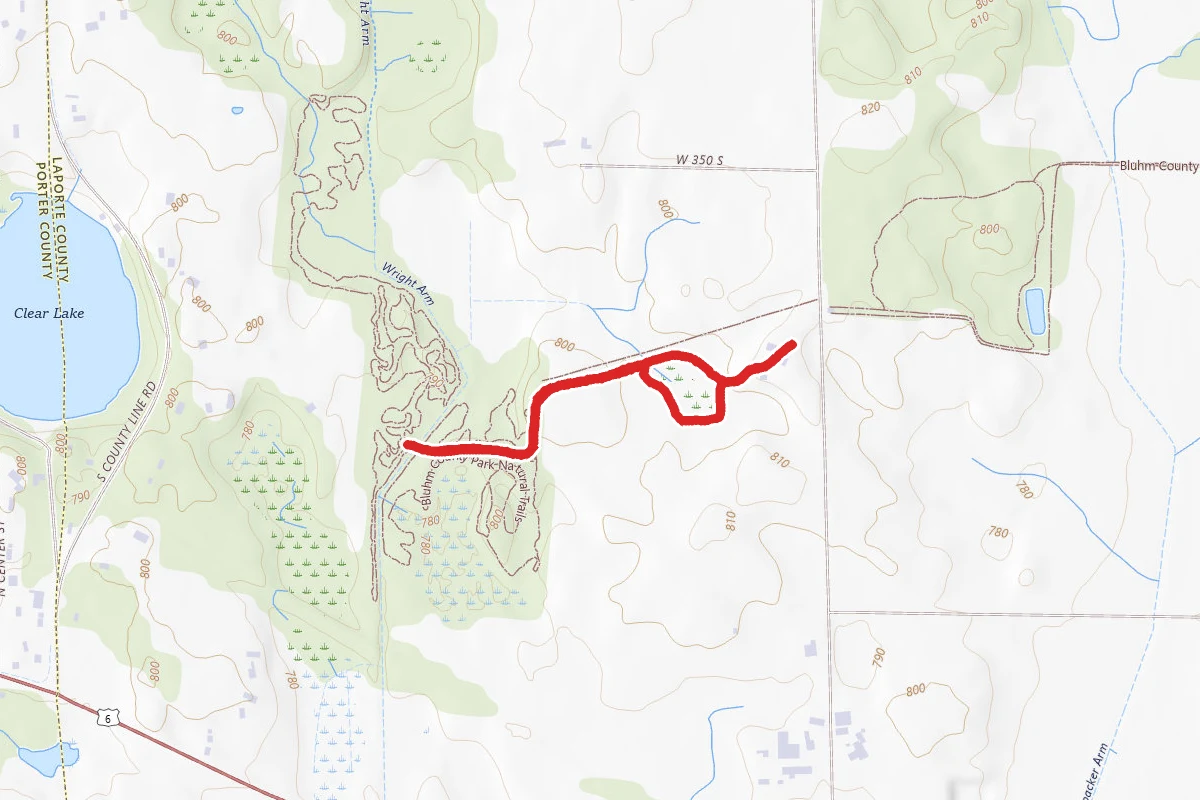 Bluhm County Park Gust Trail