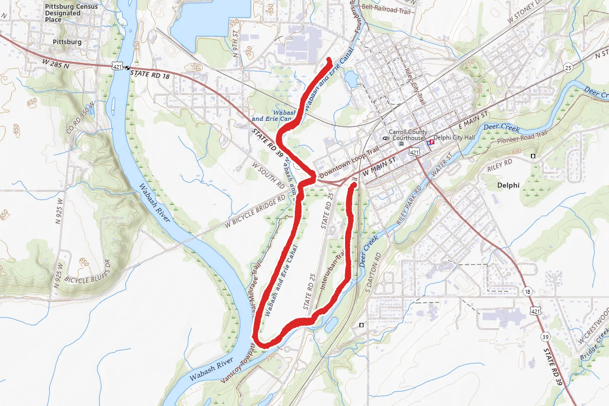 Underhill and Vanscoy Townpath Trail