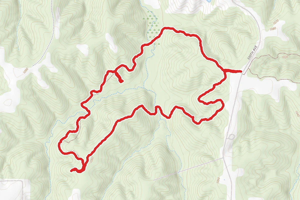 Buck Stop and Bottom Oak Camps Loop
