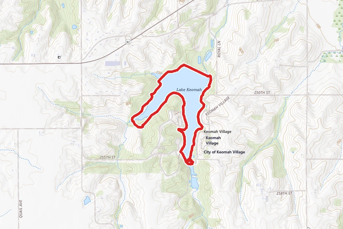 Lake Keomah Trail