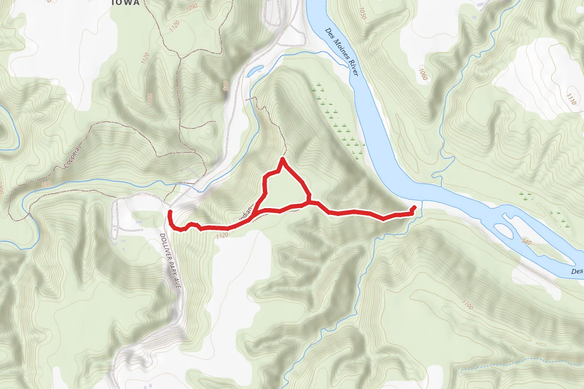 Dolliver Indian Trail