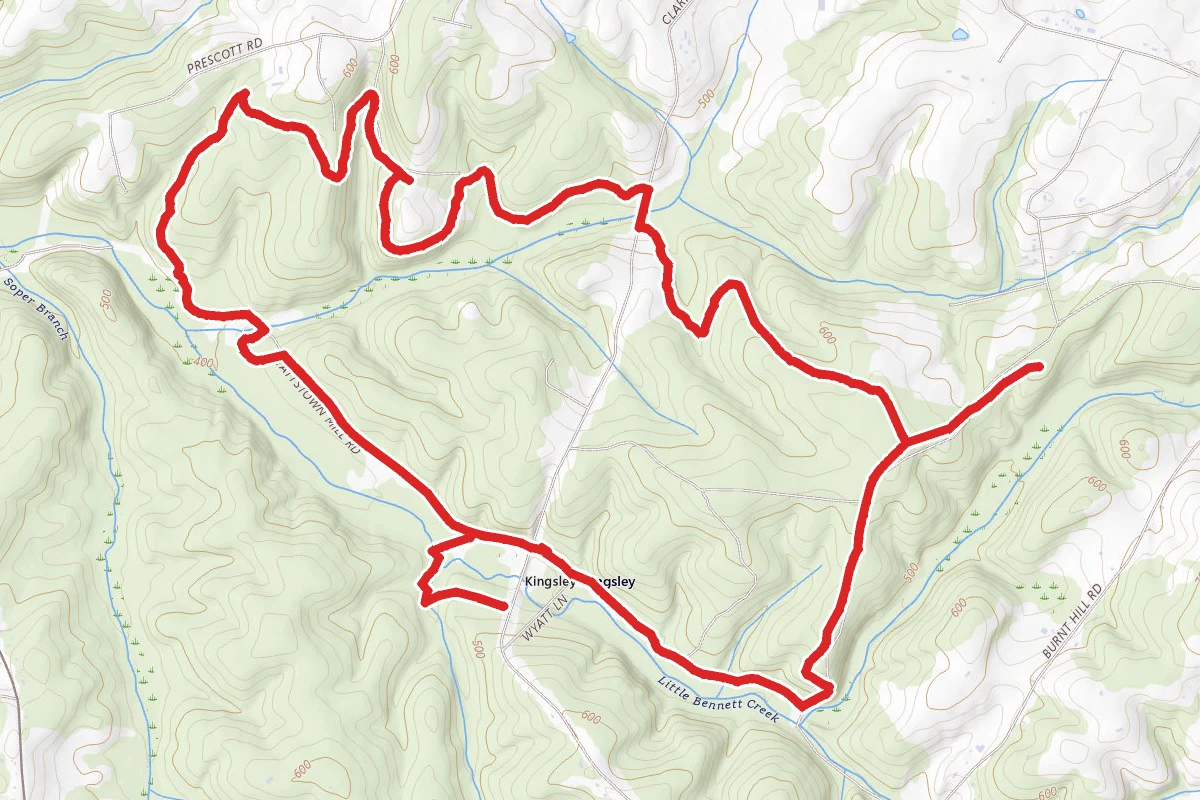 Kinsley, Purdum, Browning Run, Tobacco Barn, Timber Ridge, Pine Grove, Western Piedmont
