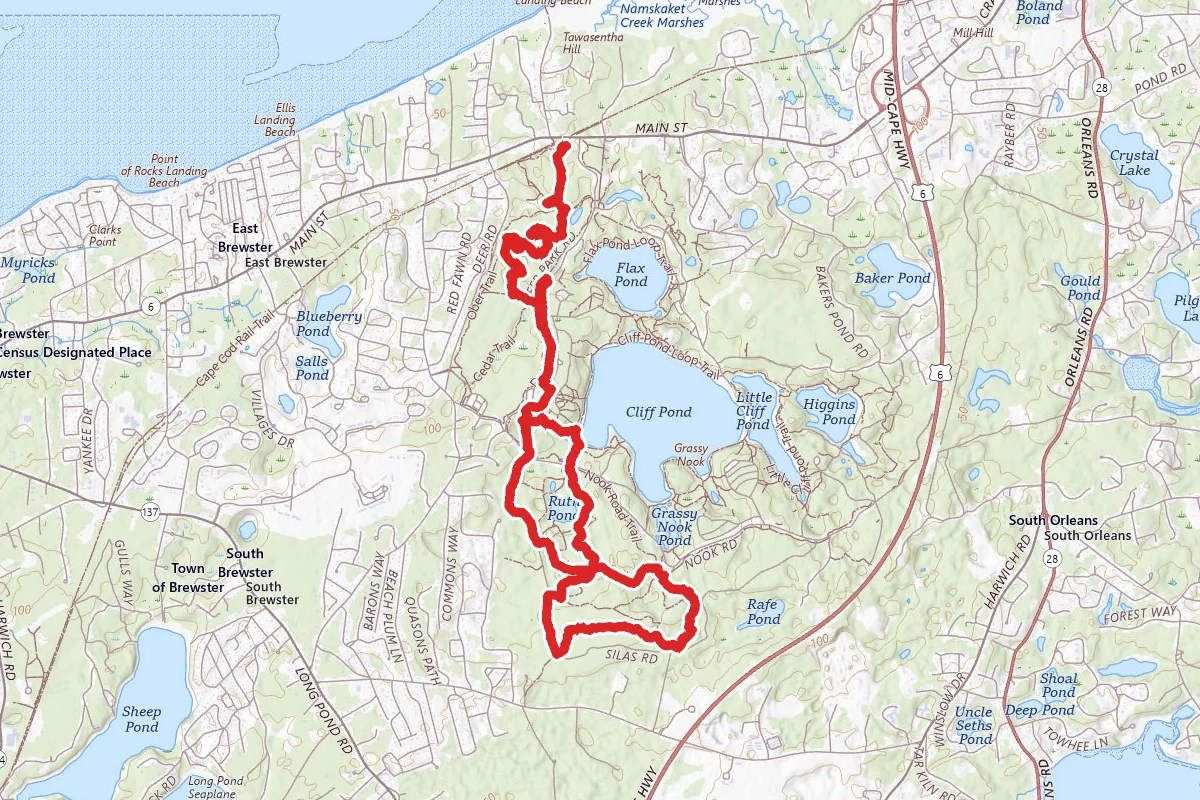 Nickerson State Park Long Trail