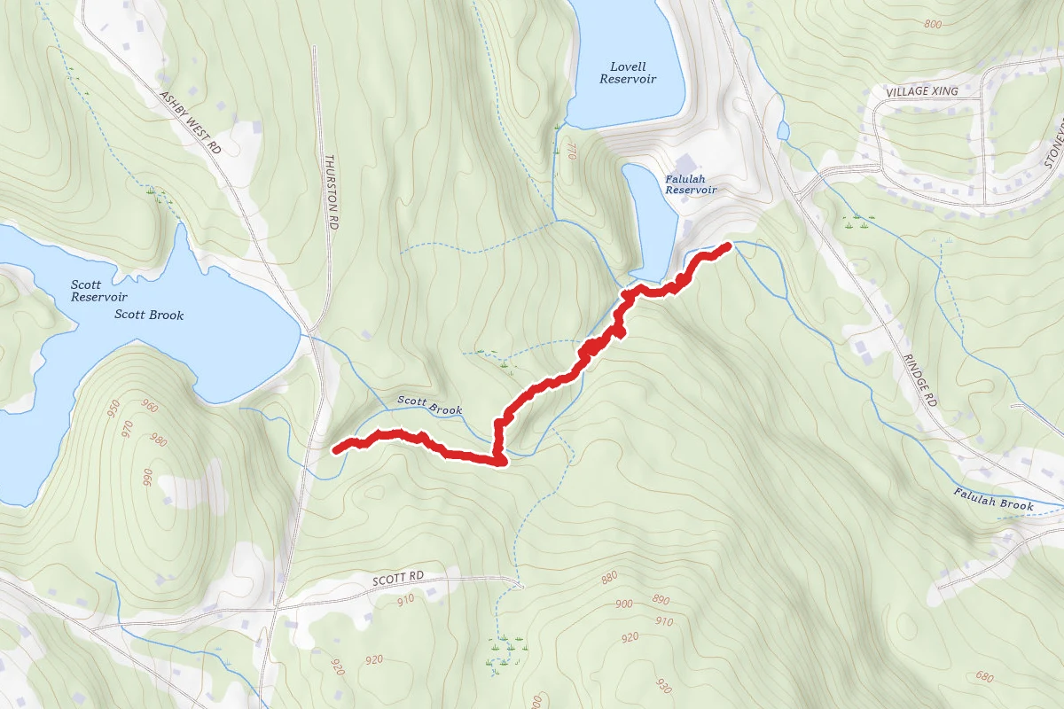Scott Brook Falls Trail