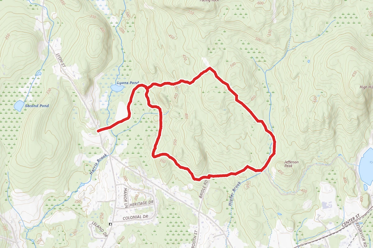 Jefferson Peak Loop via Lyon Street