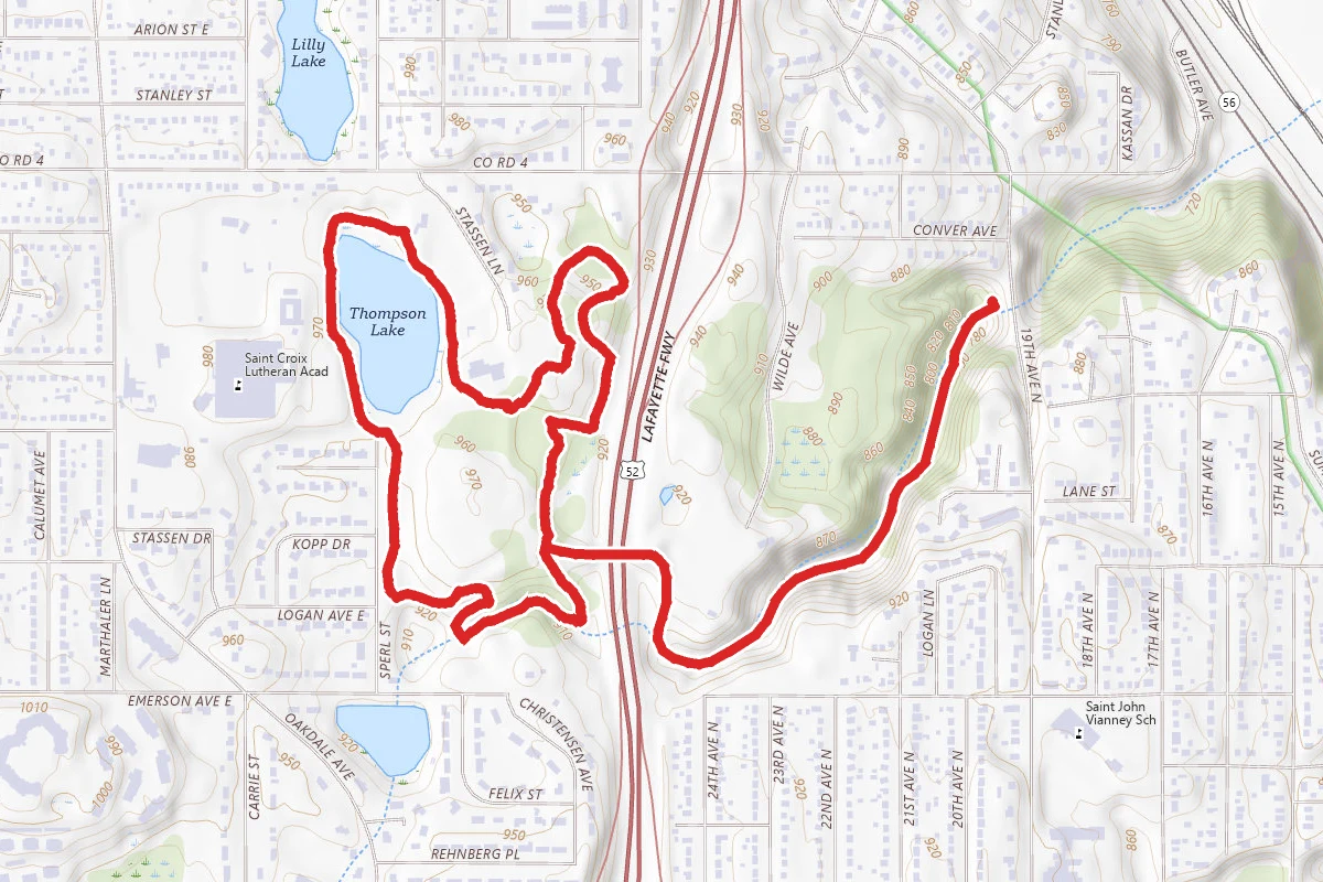 Thompson County Park Loop