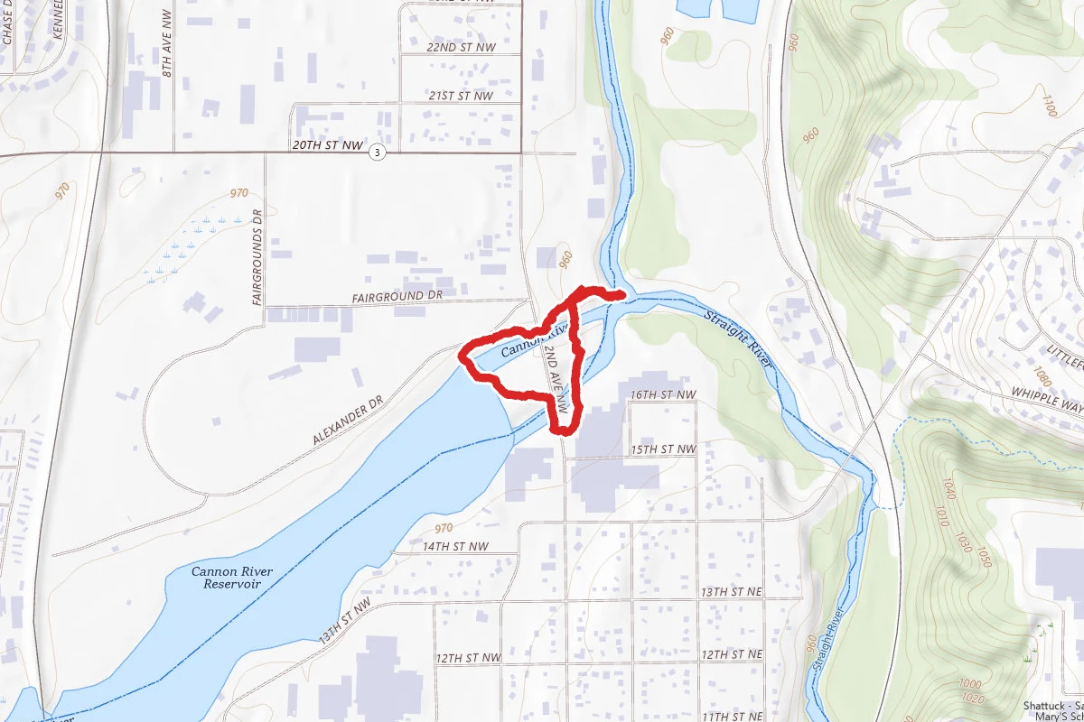 Straight River Trail and Alexander Park Trail