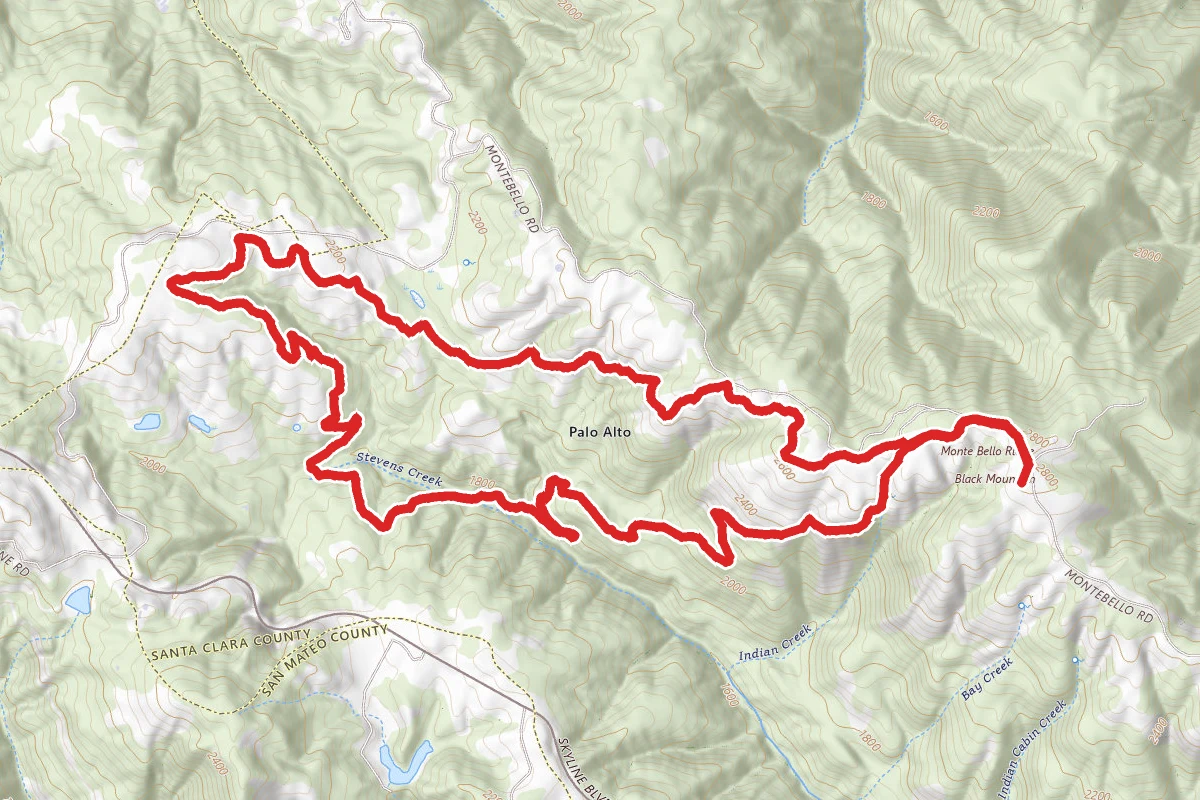 Monte Bello Preserve Loop Trail
