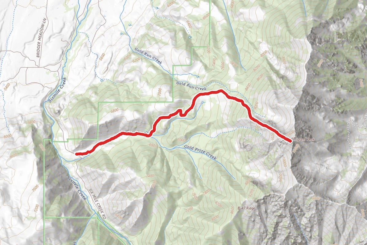 Emigrant Peak Trail