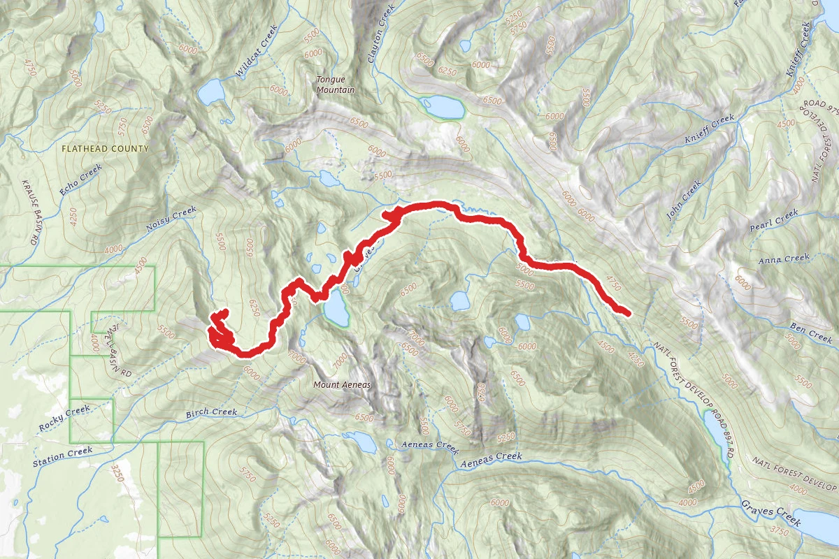 Graves Creek Trail No. 1