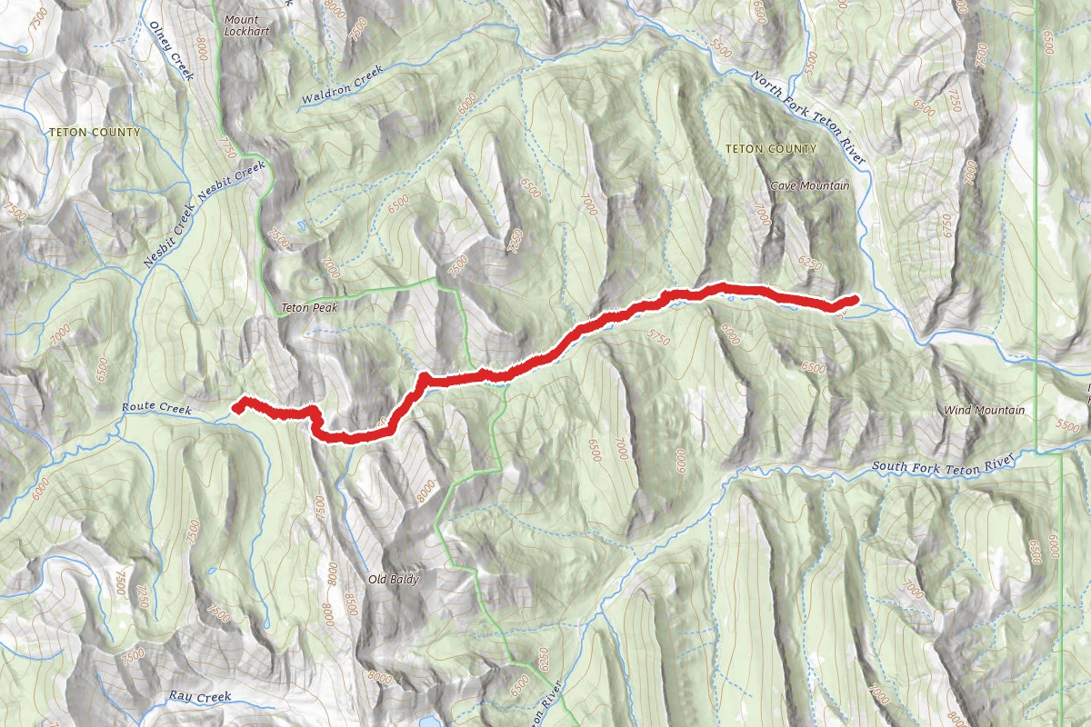 Middle Fork Teton River Trail