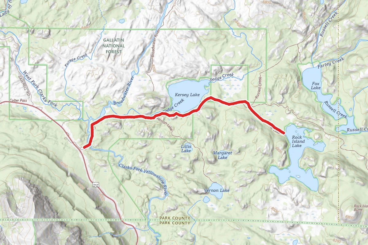 Rock Island Lake Trail