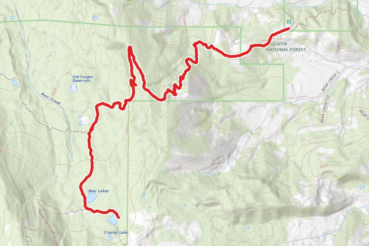 Bear Lakes via Trail Creek