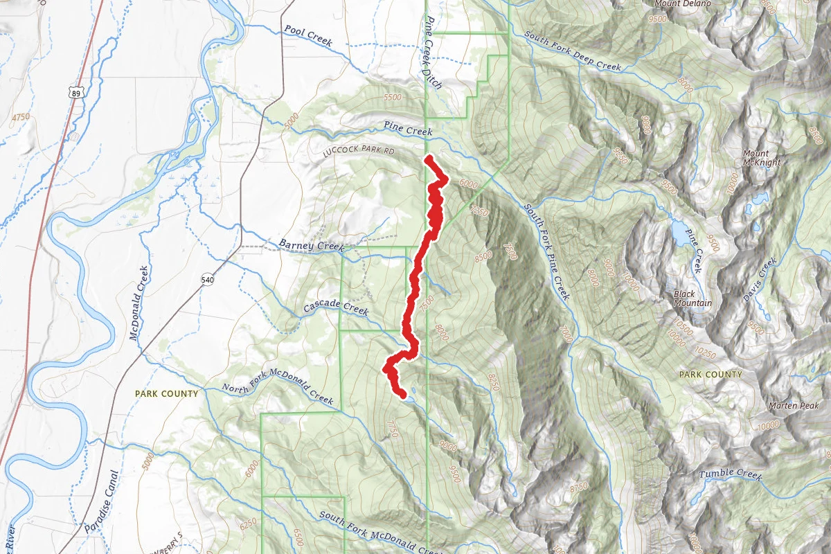 George Lake Trail No. 184