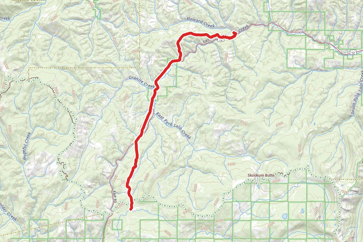 Lolo Trail Via Howard Creek