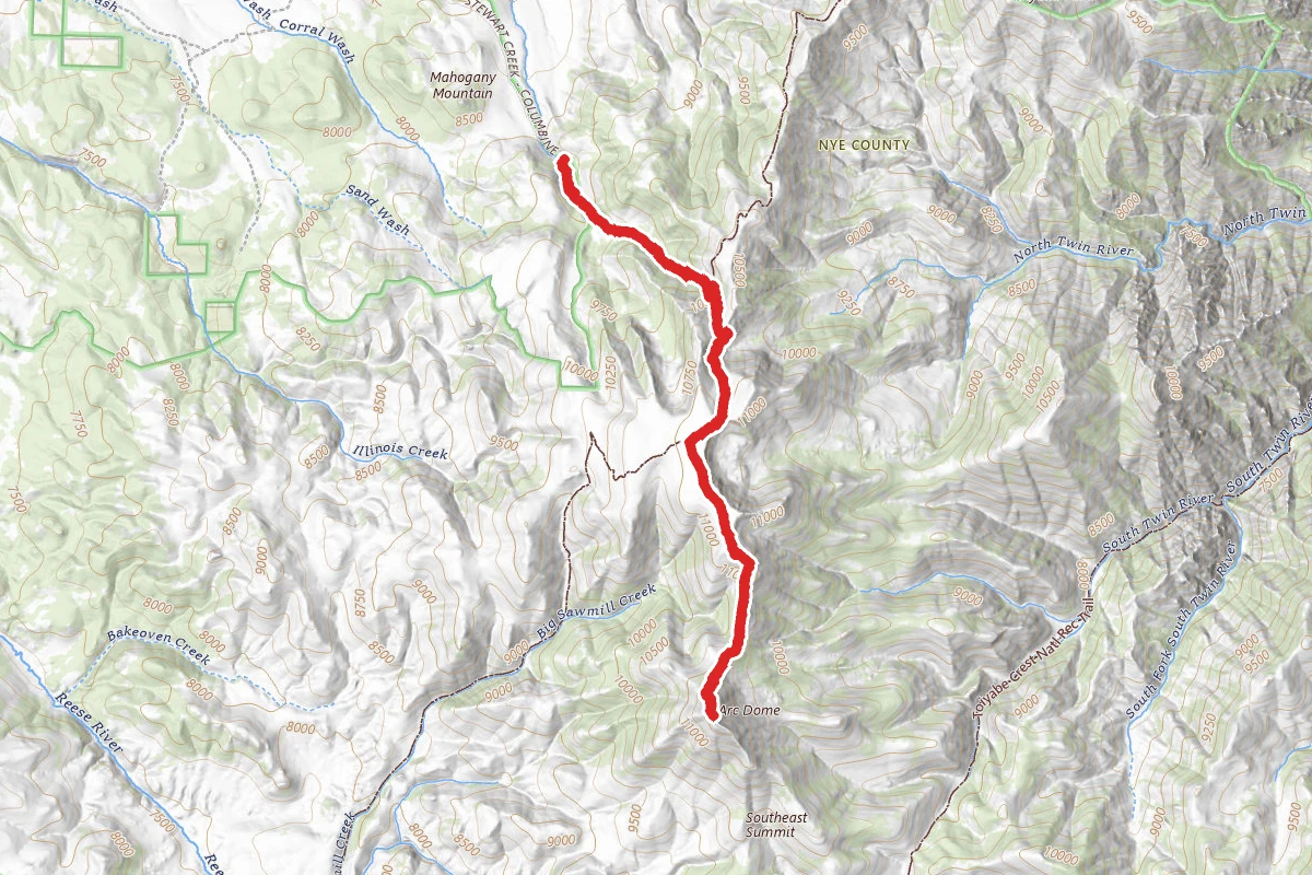 Arc Dome Trail