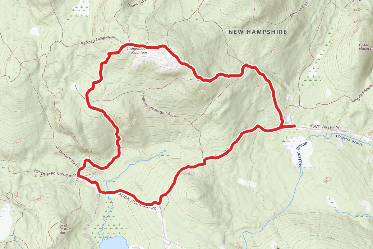 Sno-Mo, Straightback Mountain, Precipice, Old State Road