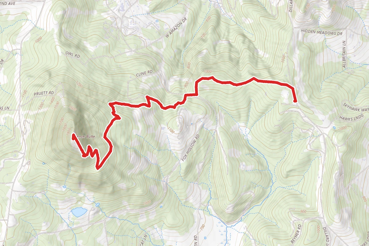 Spencer Butte via Ridgeline Trail