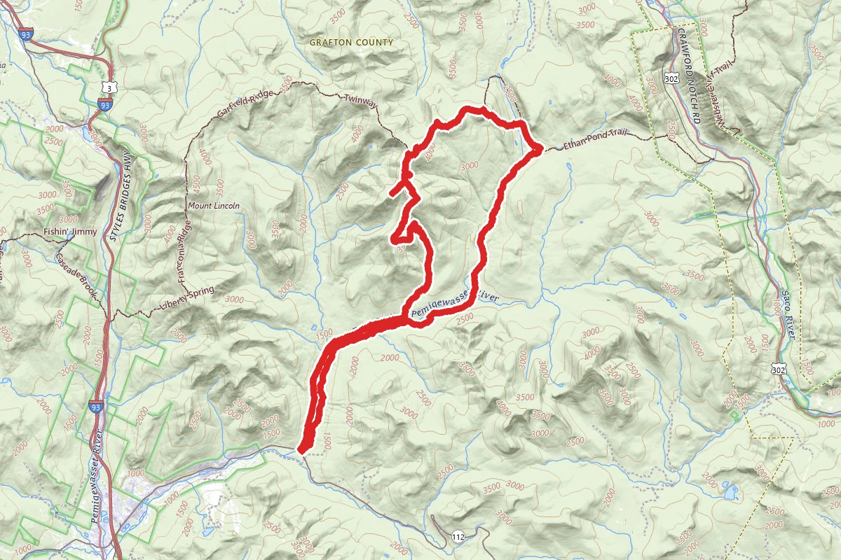 Bondcliff, Mt. Bond, West Bond, Mt Guyot and Zealand Loop