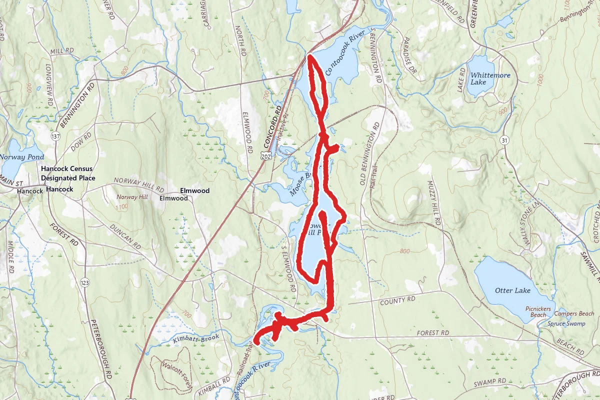 Powder Mill Pond and Contoocook River