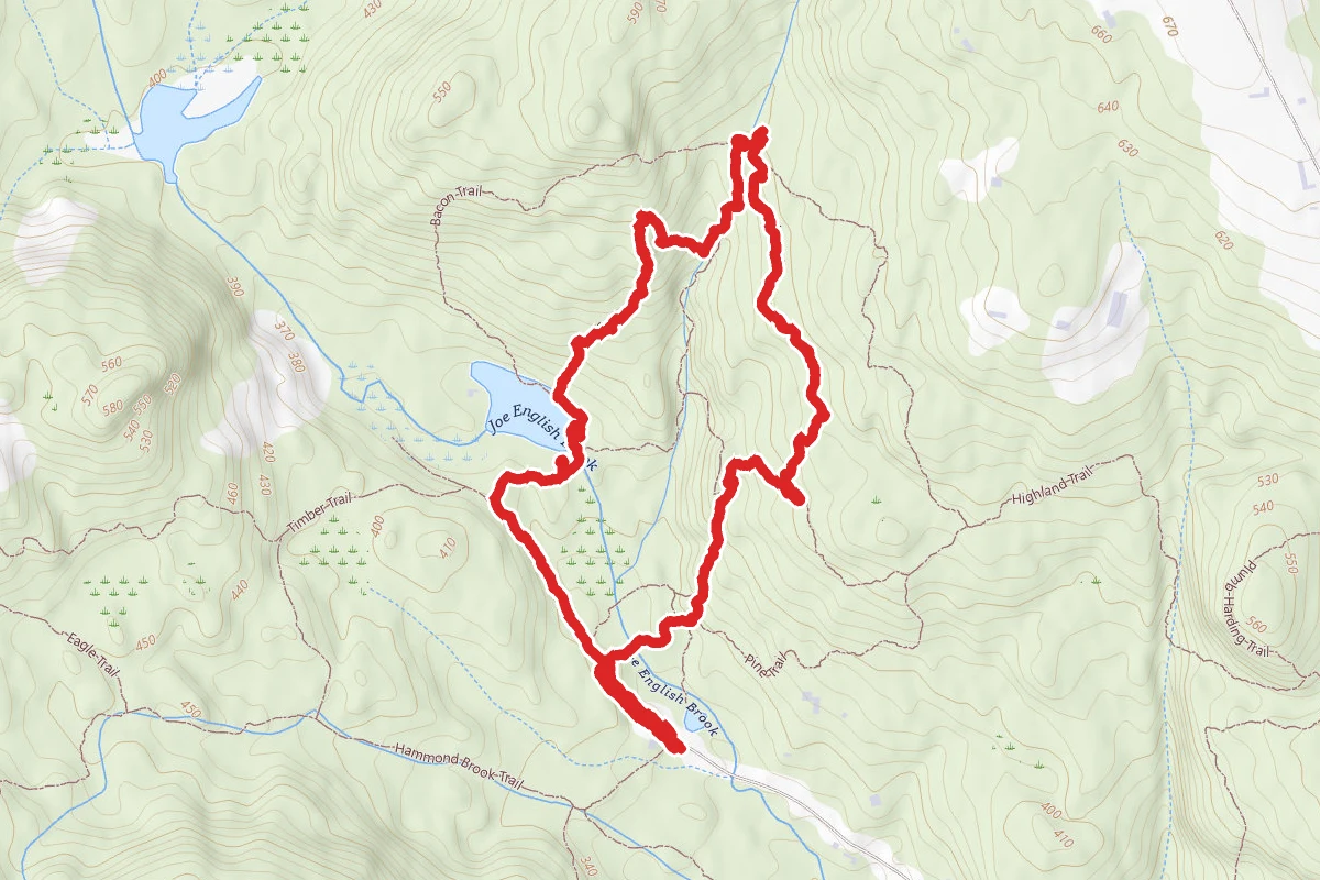 Oak and Harding Trail Loop