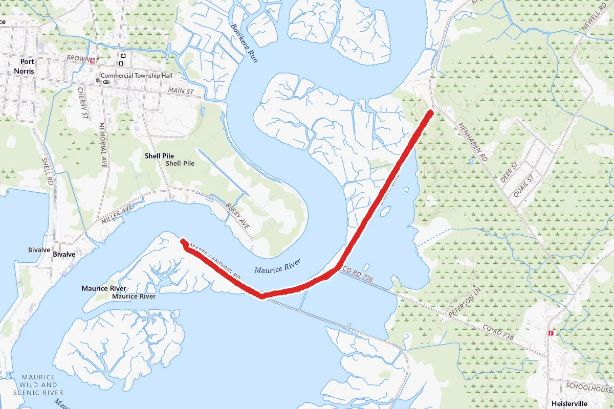 Earth Dike and Matt's Landing Pathway