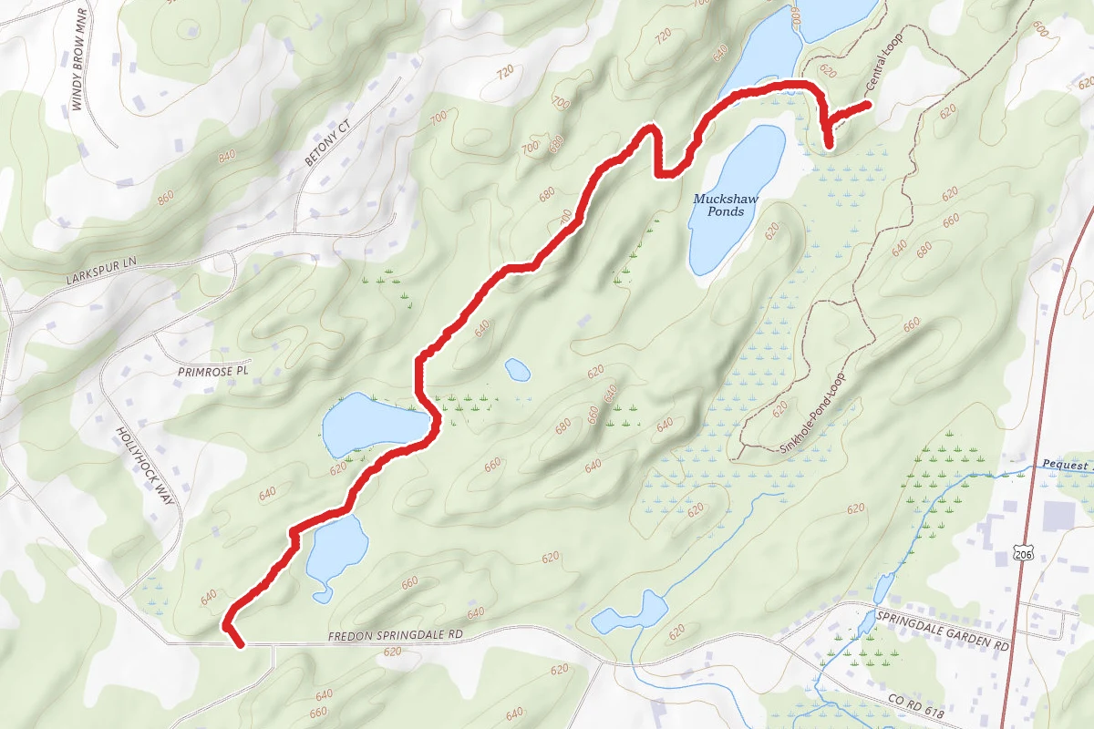 Muckshaw Ponds and Sinkhole Pond Trail
