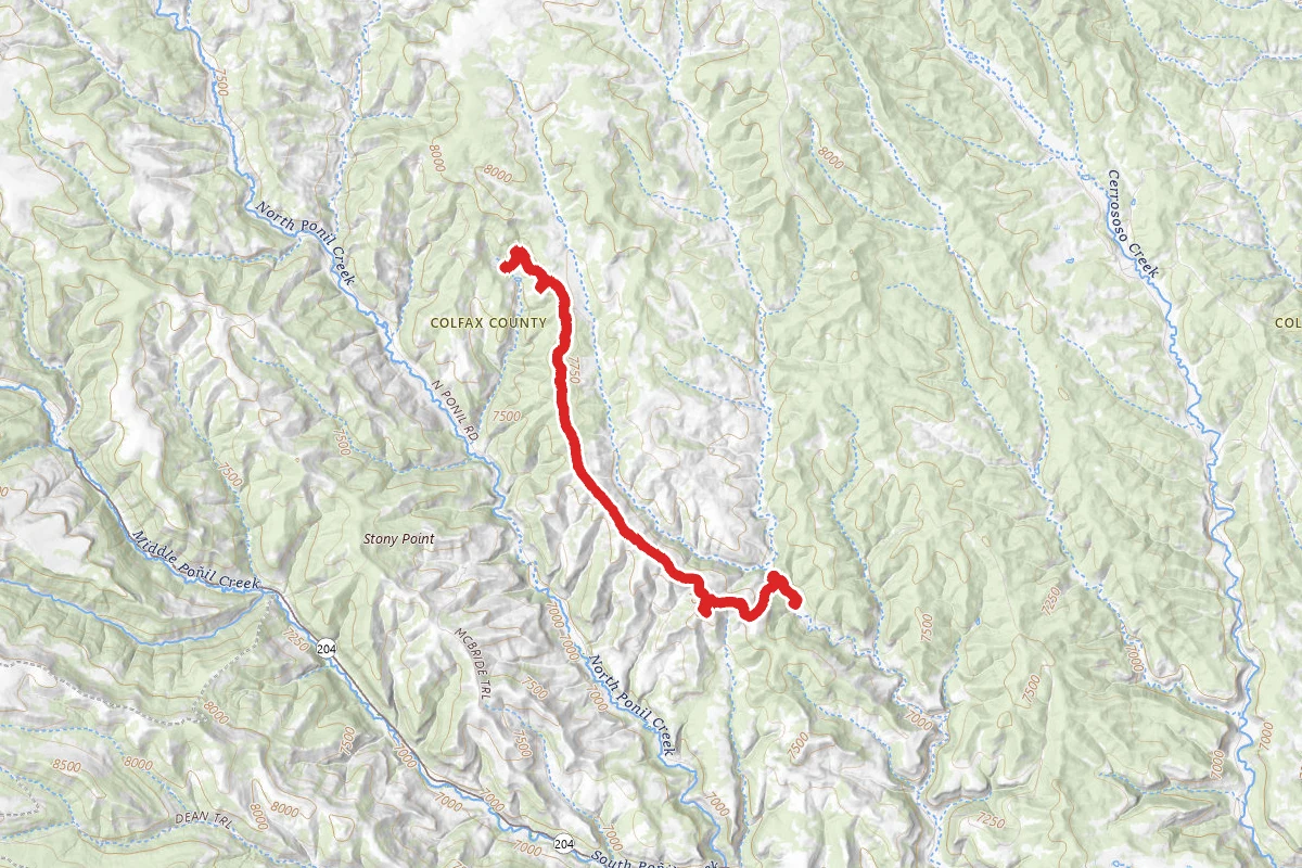 Chase Canyon to Indian Writings Trail
