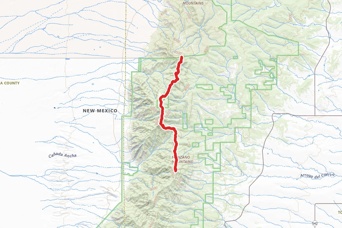 Manzano Crest Trail