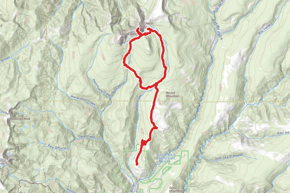 Jack's Creek and Skyline Lollipop Trail