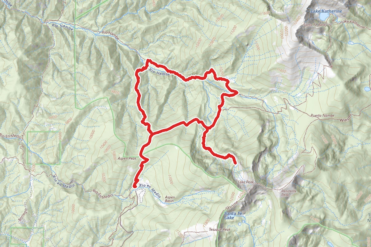 Lower and Upper Nambe Loop