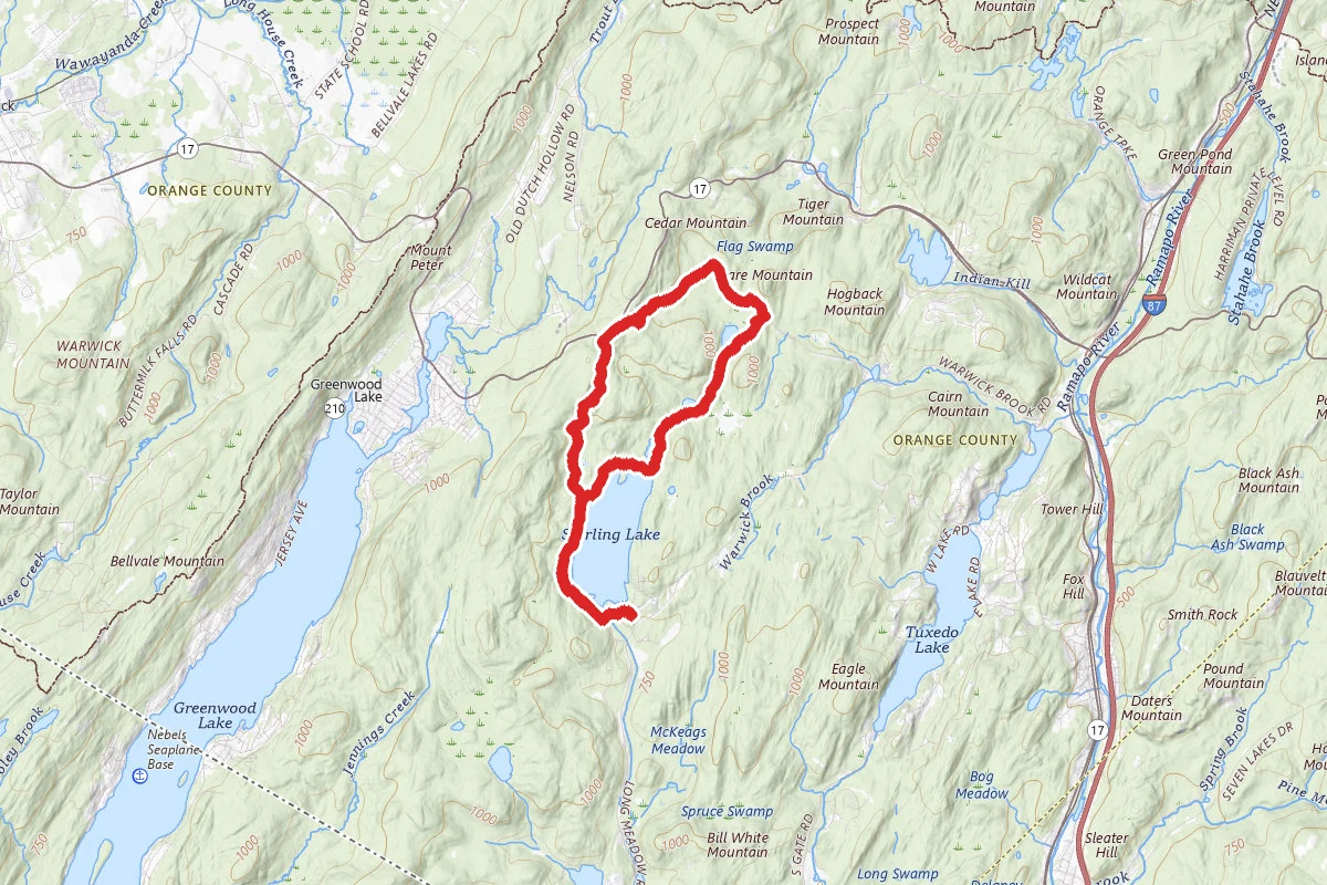 Sterling Valley Loop to West Sterling Lake Road
