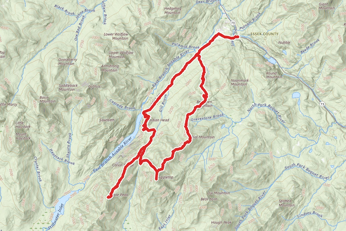 HG Leach Trail to Colvin Trail to Lake Road Loop
