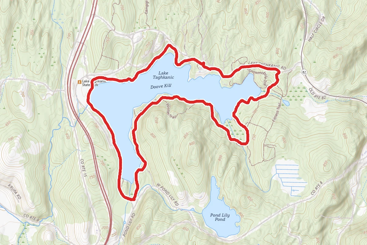 Lake Taghkanic State Park Lake Trail