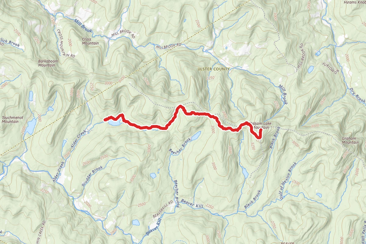 Alder Lake to Balsam Mountain Fire Tower