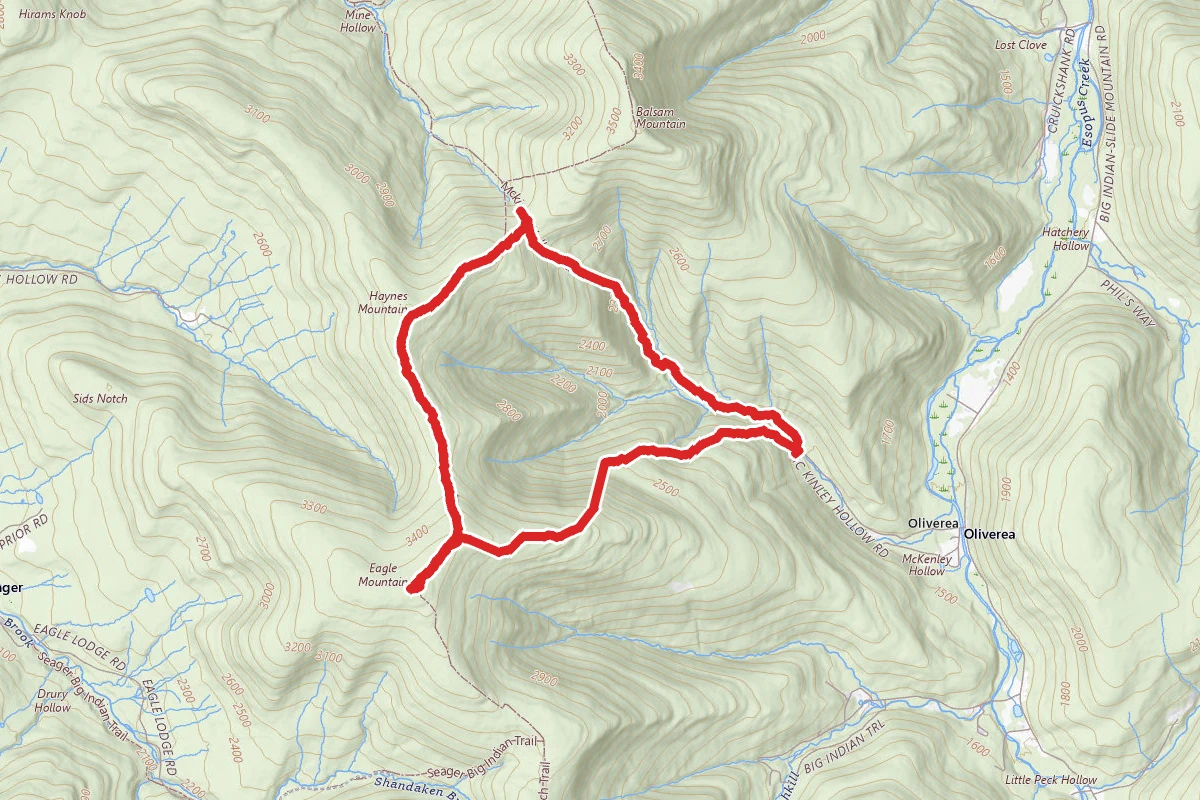 Haynes Mountain and Eagle Mountain