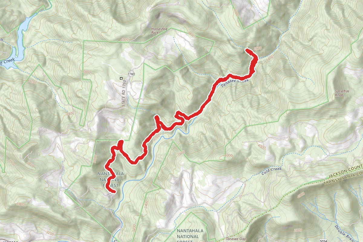 Horseshoe Falls and Cavern Falls Trail